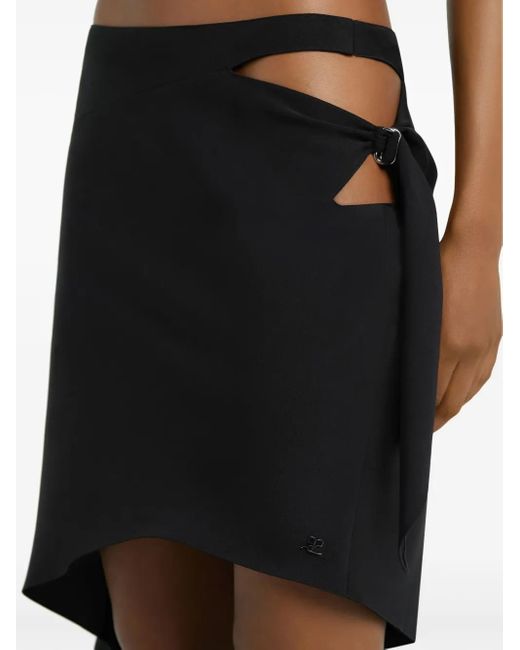 Courreges Koopgesnoopte Rok in het Black