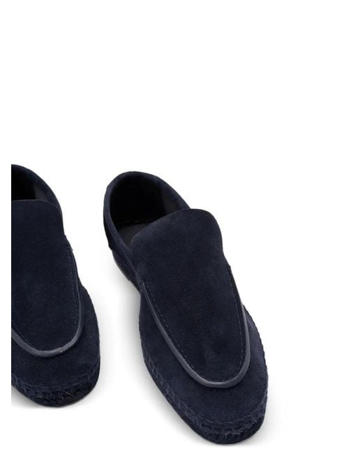 Castaner Blue Leather Espadrilles for men
