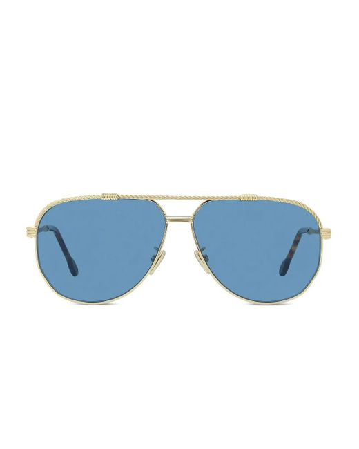 Fred Zonnebril Met Kabeldetail in het Blue