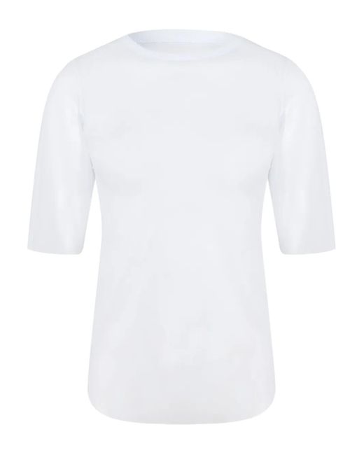 Uma | Raquel Blay White Top aus Mesh
