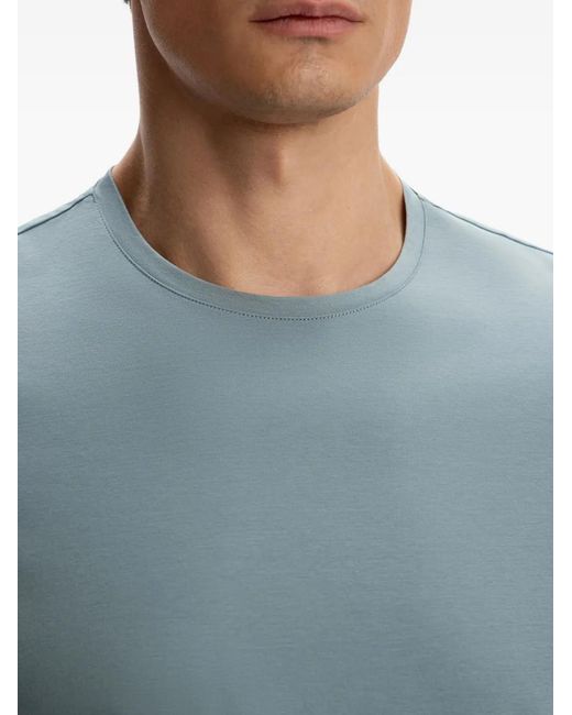 12 STOREEZ Blue Crew-Neck T-Shirt for men