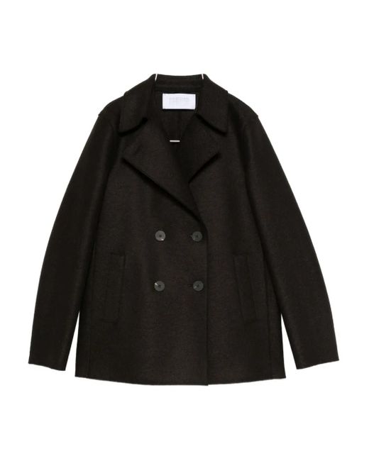 Harris Wharf London ダブルコート Black