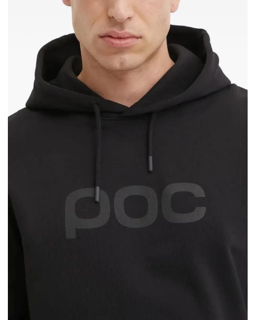 Poc Black Logo Hoodie for men