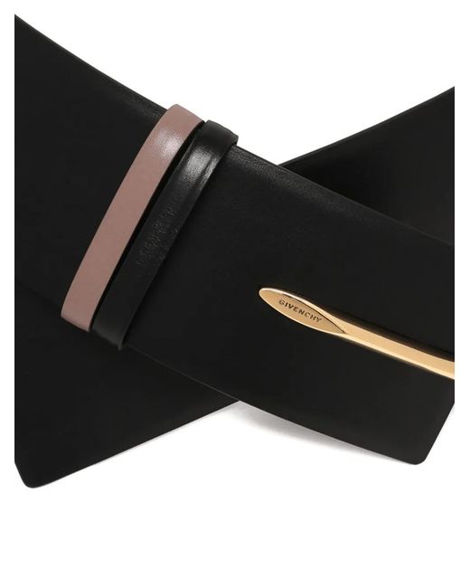 Givenchy Gray Leather Belt