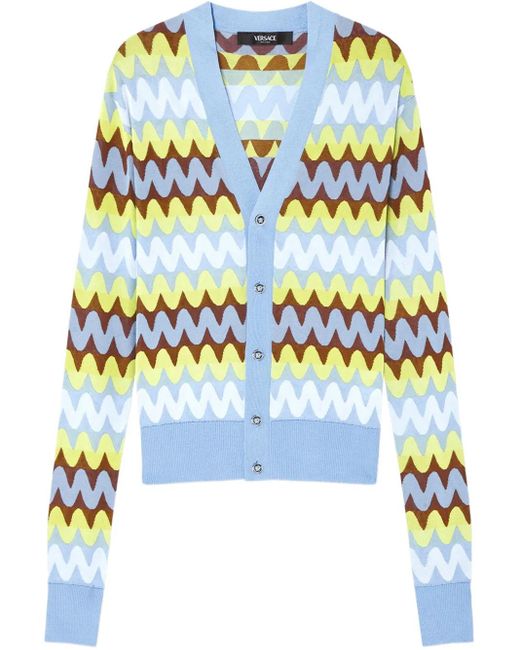 Versace Wave Vest in het Blue