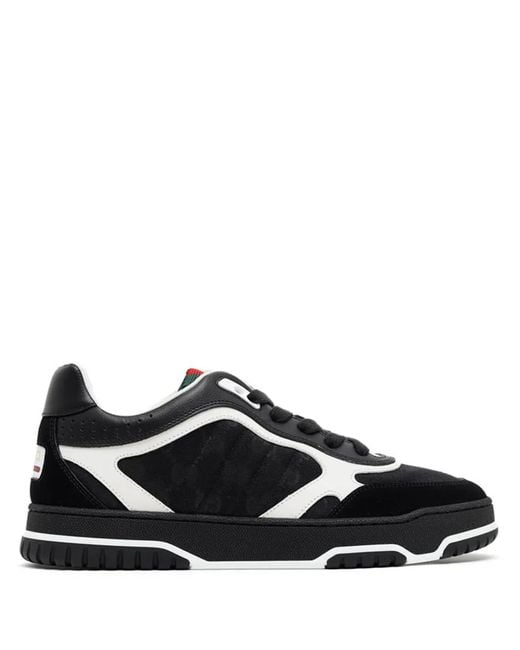 Gucci Black Re-Web Sneakers for men