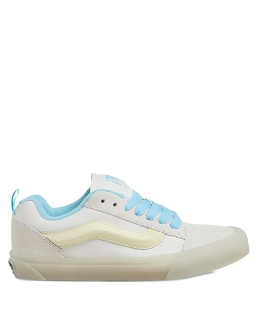 Vans Blue Knu Skool Glow Low-Top Snaekers for men