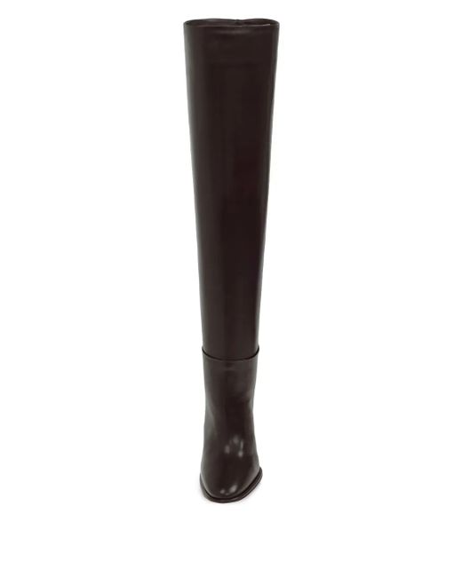 Le Silla Brown Heeled Boots 'Elsa'