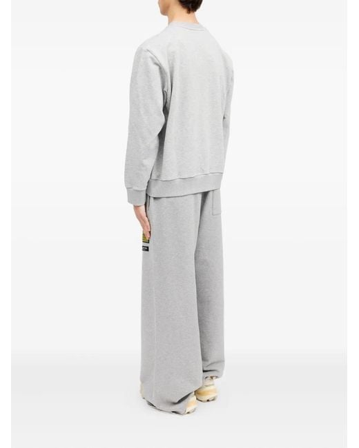 MM6 by Maison Margiela Gray Long-Sleeve Sweatshirt for men