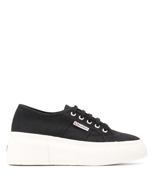black superga shoes