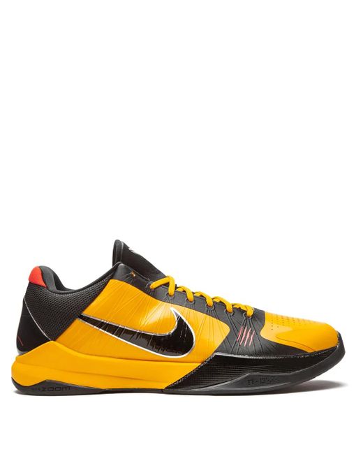 Nike Yellow Kobe 5 Protro "Bruce Lee" Sneakers