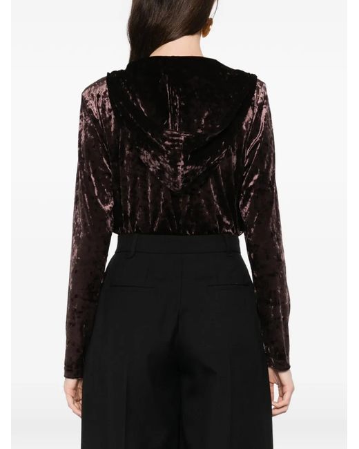 Ba&sh Black V-Neck Bodysuit