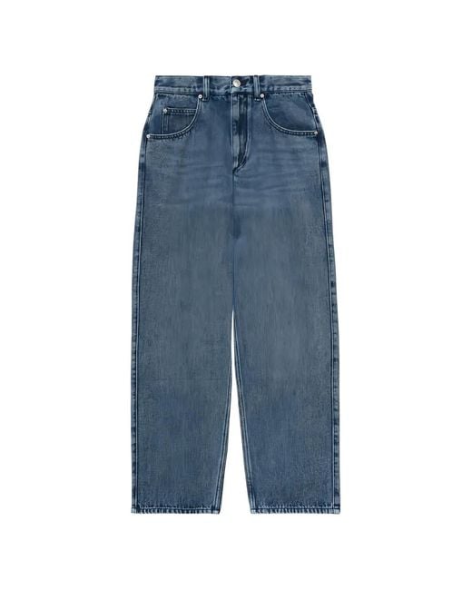 Isabel Marant Blue Jenny Relaxed Jeans