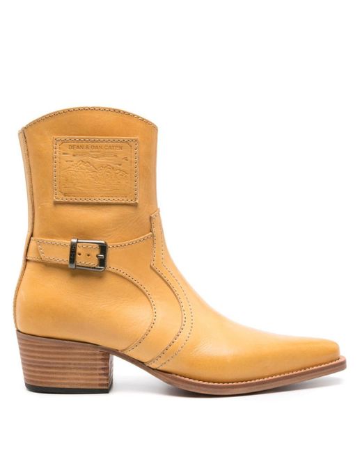 DSquared² Natural 60mm Leather Ankle Boots for men