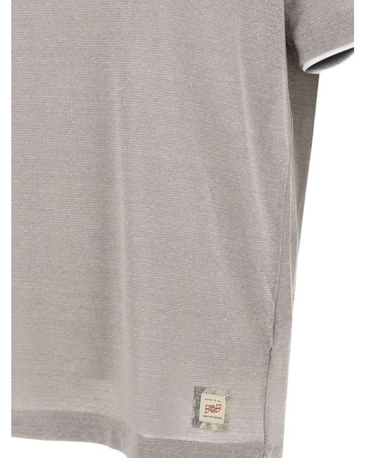 Bob Gray Linen-Cotton Blend T-Shirt for men