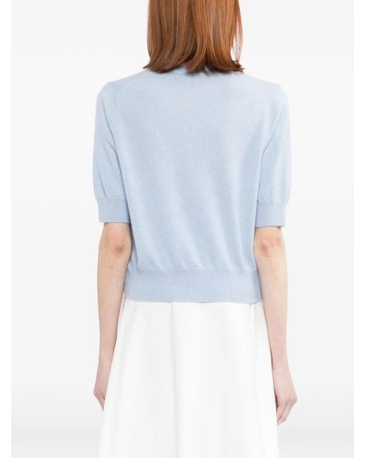N.Peal Cashmere Blue Clara T-Shirt