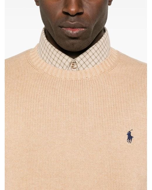 Polo Ralph Lauren Natural Crew-Neck Sweater for men