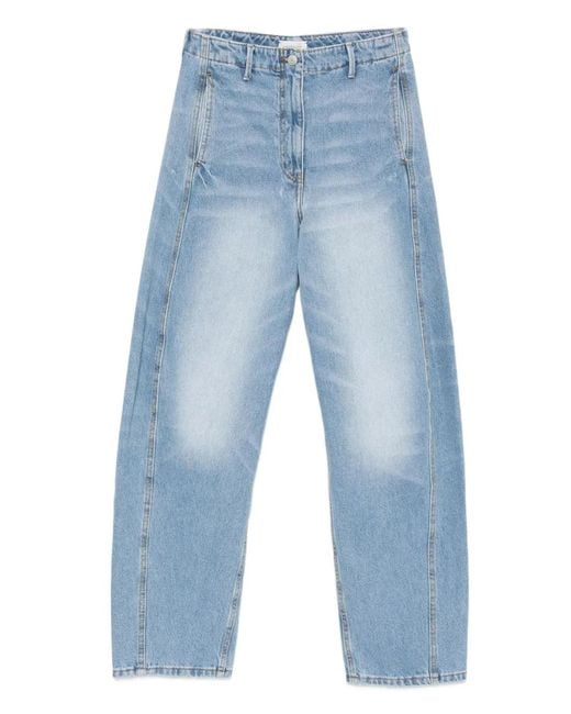 Magda Butrym Blue Side-Seam Jeans