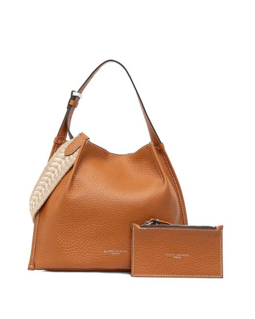 Gianni Chiarini Medium Dory Shoulder Bag Brown