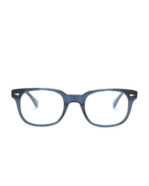 Occhiali Squadrati Boychik di Moscot in Blue