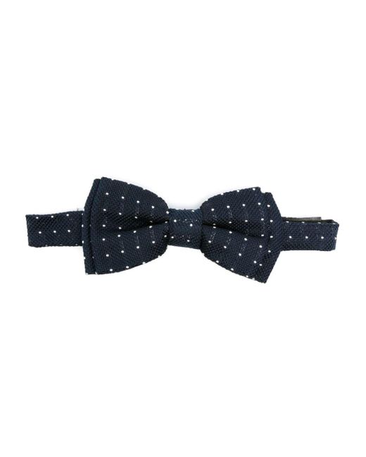 Paul Smith Polka-dot silk bow tie in Blue für Herren
