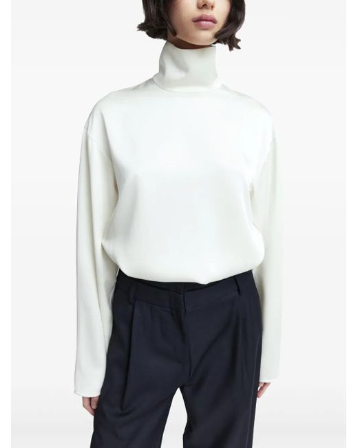 16Arlington Olall サテントップ White