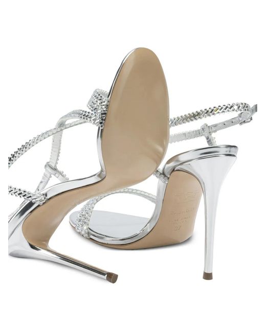 Casadei White Josephine Julia Sandals