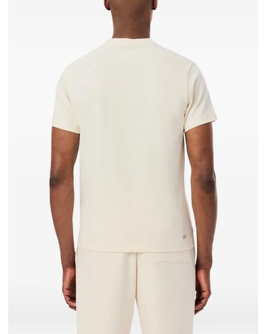 Lacoste White X Novak Djokovic Graphic-Print T-Shirt for men