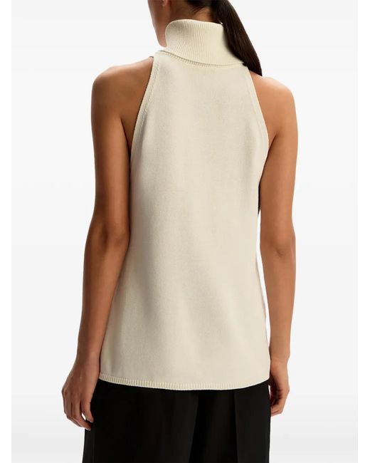 12 STOREEZ White Roll-Neck Top