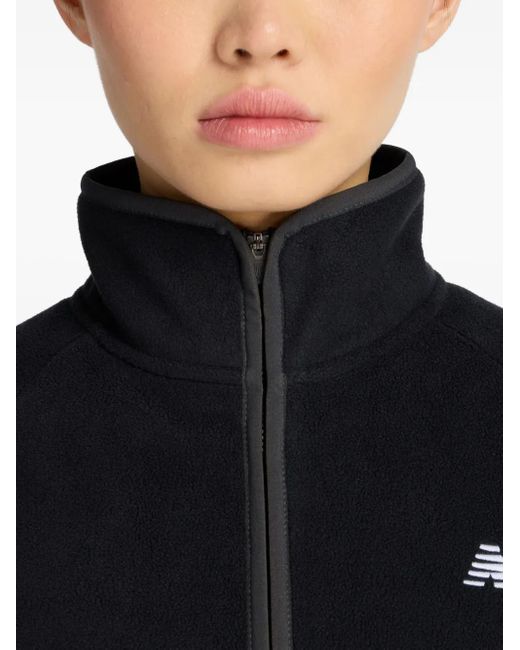 New Balance Blue Half-Zip Fleece Sweatshirt