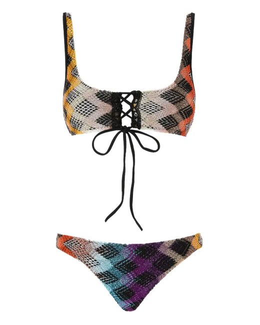 Missoni ジグザグ ビキニ White