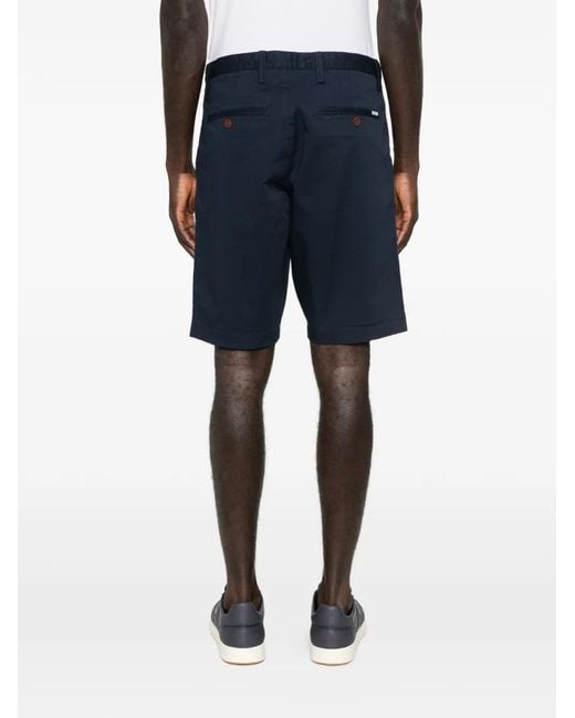 Gant Blue Logo-Detail Shorts for men