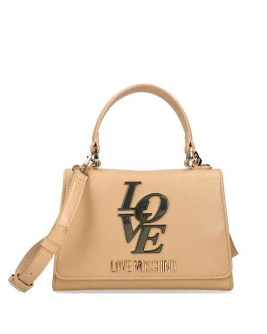 Love Moschino Natural Love Tote Bag
