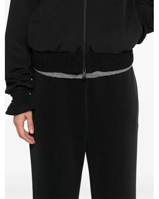 Moncler Black Scuba Jersey Track Pants
