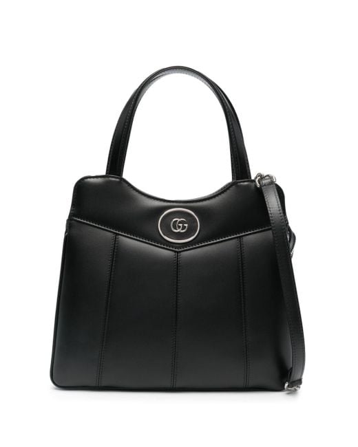 Petit sac porté épaule Petite GG Gucci en coloris Black
