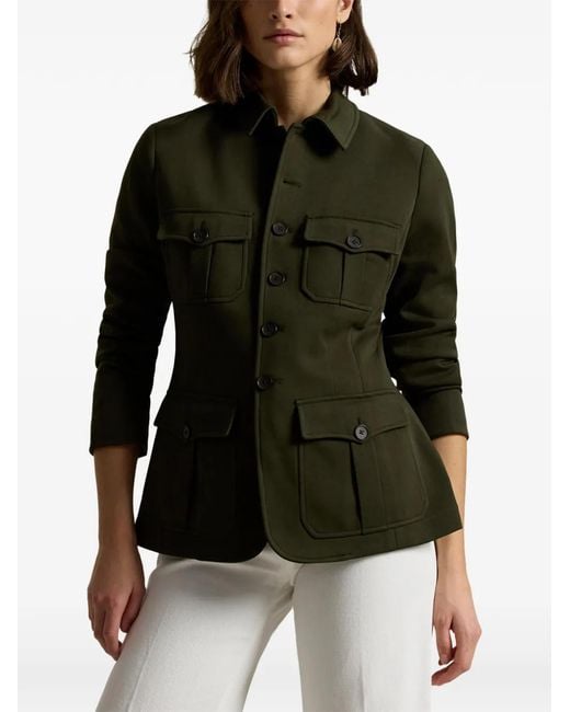 Polo Ralph Lauren Green Buttoned Pocket Jacket