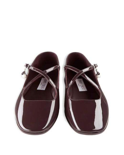 Jimmy Choo Brown Eleri Ballerinas