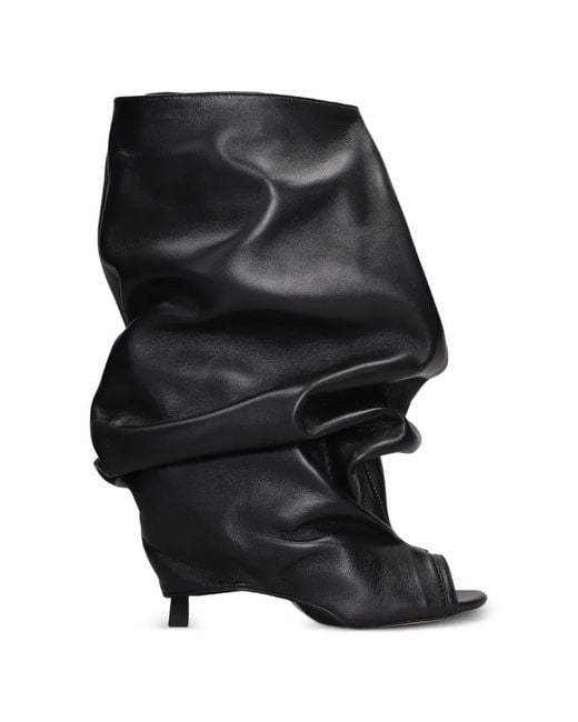 GISÉL MOIRÉ Black Camy Stiefel