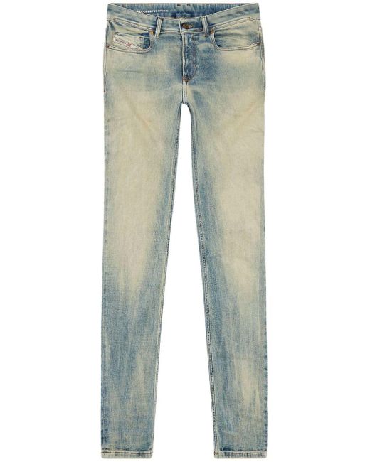 DIESEL Blue 1979 Sleenker 09h75 Skinny Jeans for men