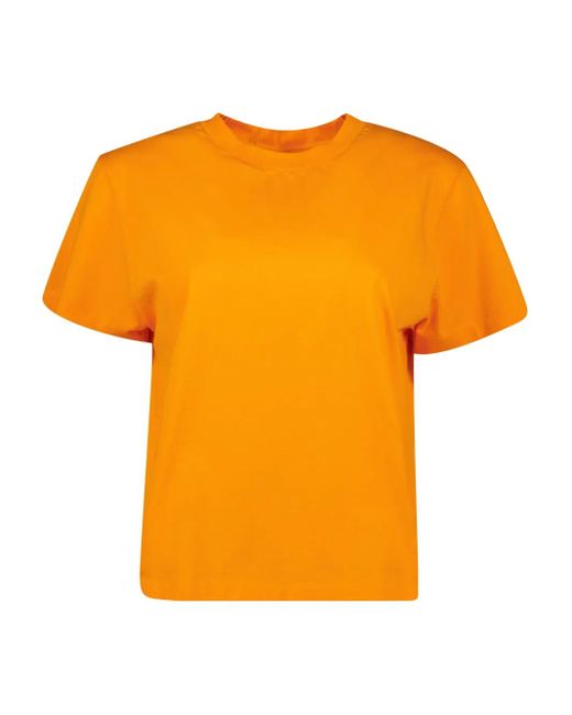 MM6 by Maison Martin Margiela スプリットバック Tシャツ Orange