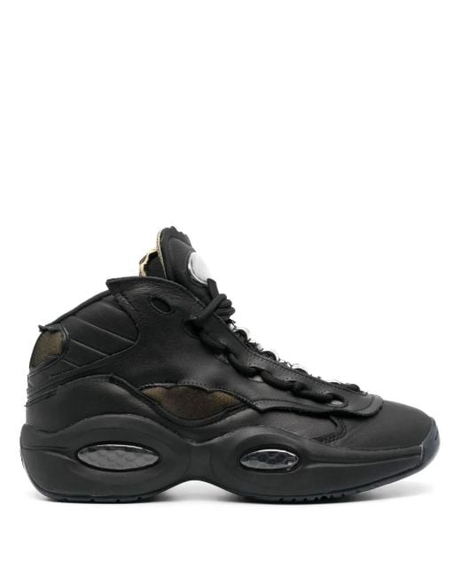 Reebok Black Question Mid Memory Of Basketball Sneakers