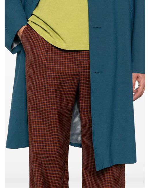 BOTTER Red Checked Trousers for men