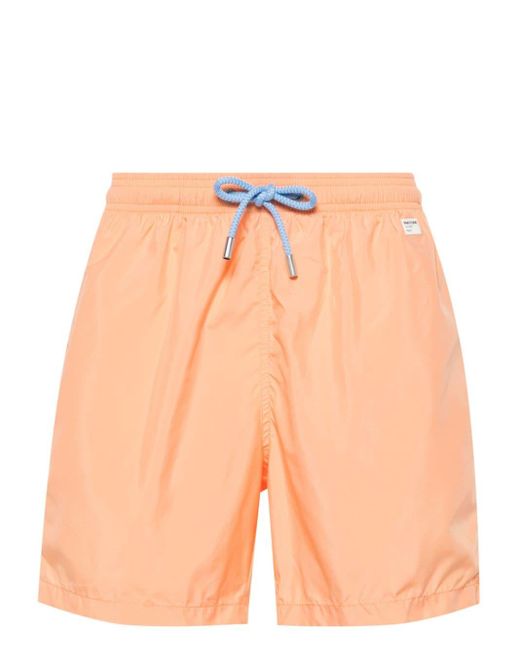 Mc2 Saint Barth Orange Lighting Pantone Swim Shorts for men