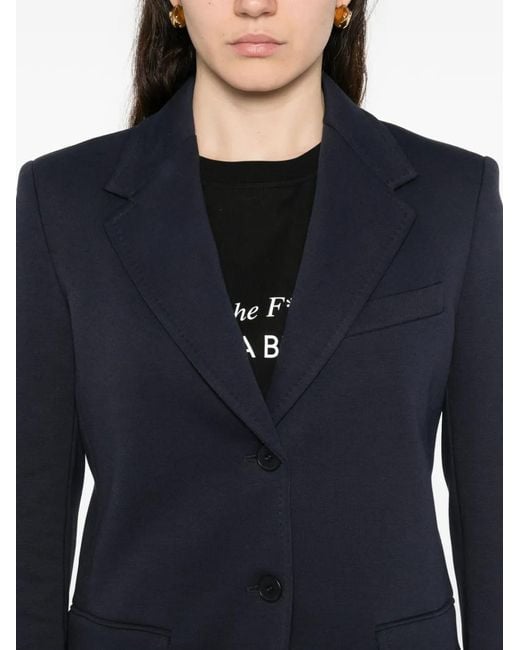 Weekend by Maxmara Blue Wkdginnasta Button Blazer