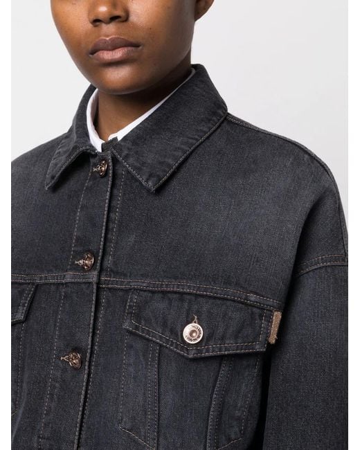 Brunello Cucinelli Blue Denim Jacket