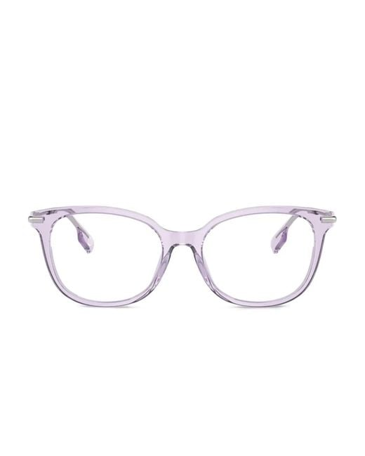 Burberry Multicolor Brille Mit Eckigem Gestell