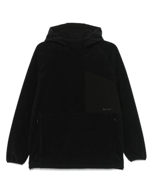 メンズ Snow Peak ダブルフェイス パーカー Black