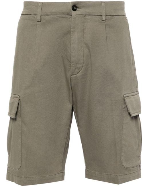 Corneliani Knielange Cargo-Shorts in Gray für Herren