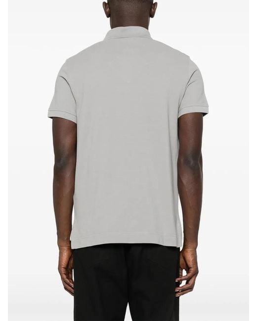 Canada Goose Gray Polo À Patch Logo for men