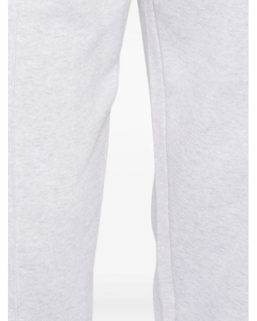 Eleventy White Drawstring Cuffed Track Pants for men